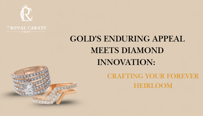 Elegant gold and diamond rings showcasing timeless craftsmanship and modern design by The The Royal Carats.